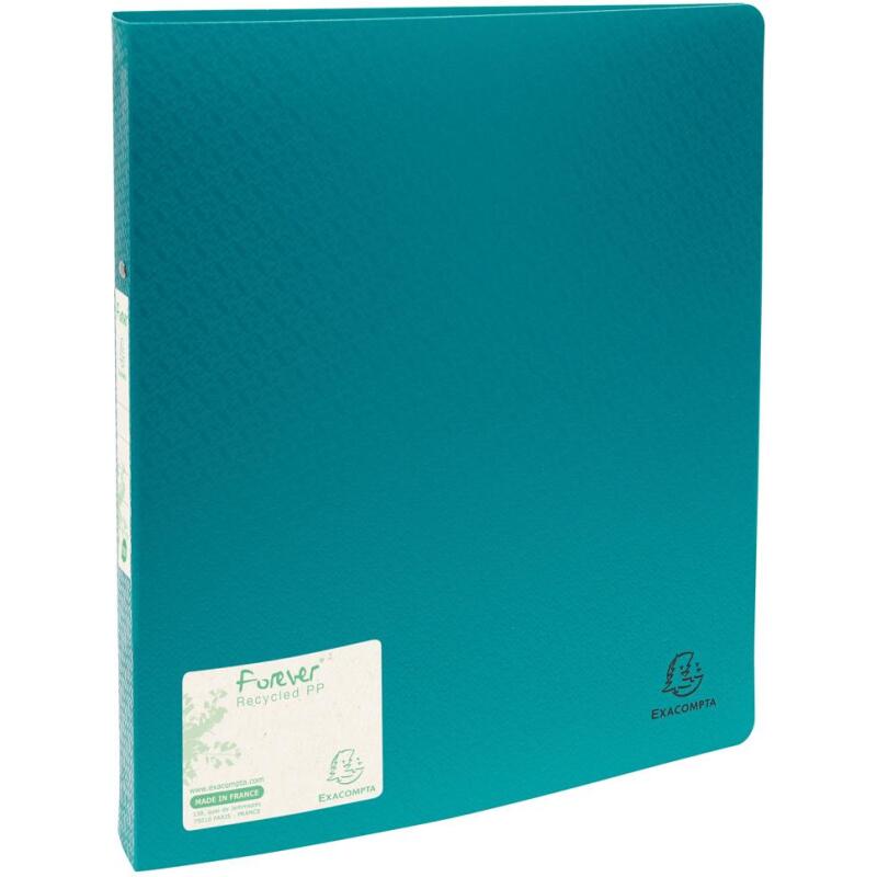 Classeur 2 anneaux plastifié Exacompta Forever A4 maxi - Dos 3 cm couleurs assorties