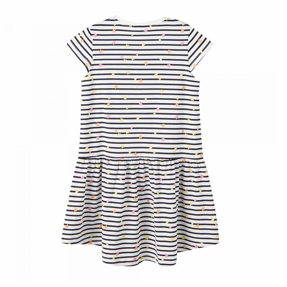 Name it Robe Blanche à Rayures Fille Name it Frida