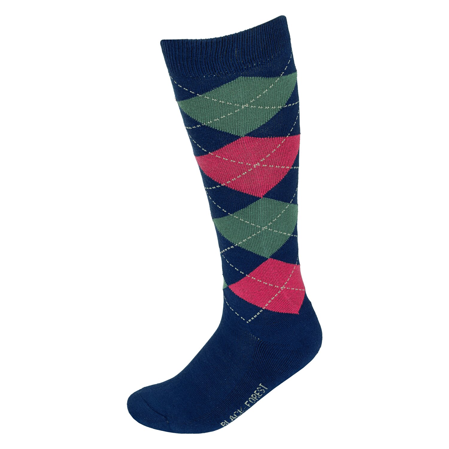 black forest Kniestrümpfe  - navy/red berry/pine green