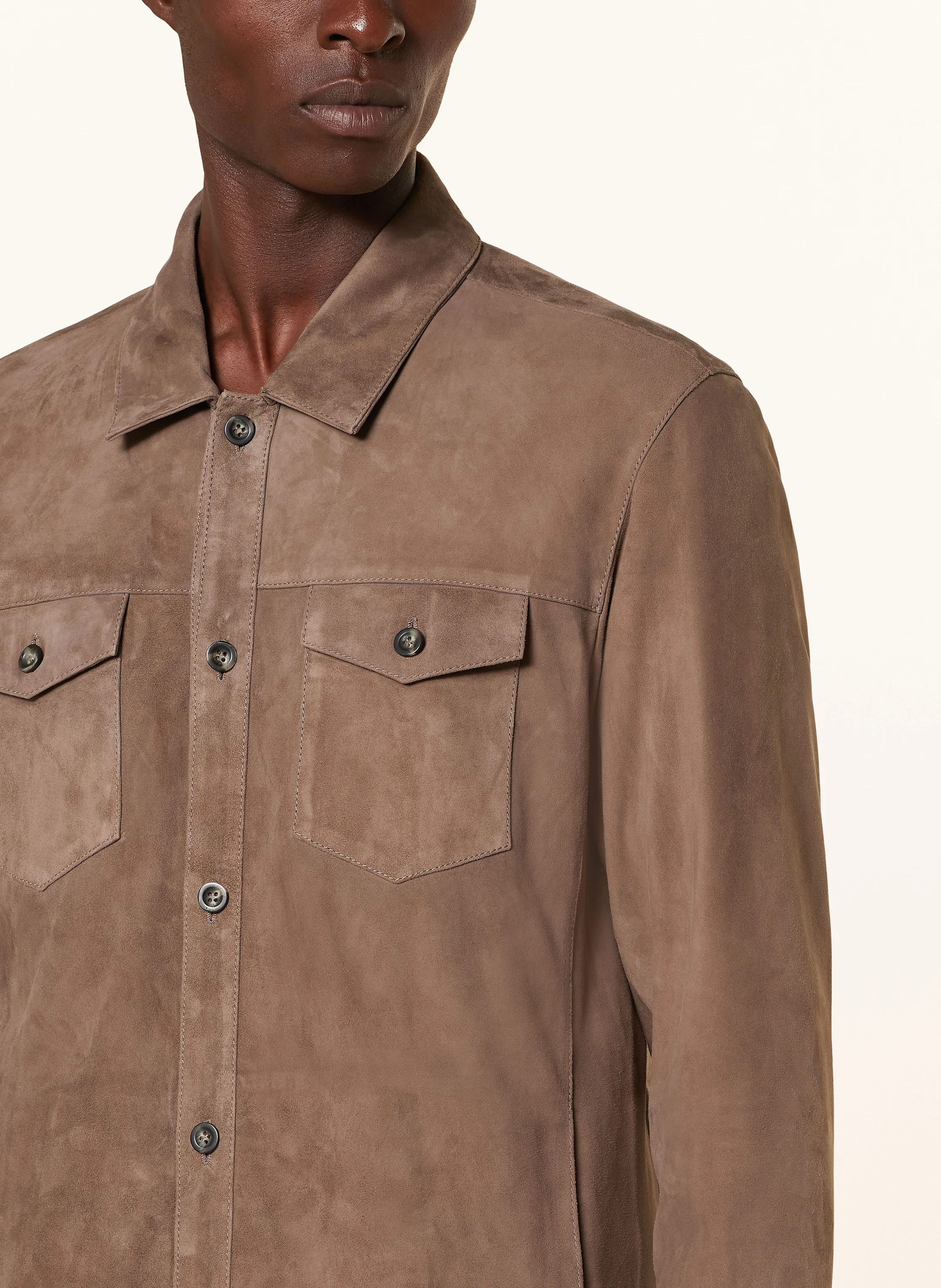 ARMA Leder-Overshirt DEX