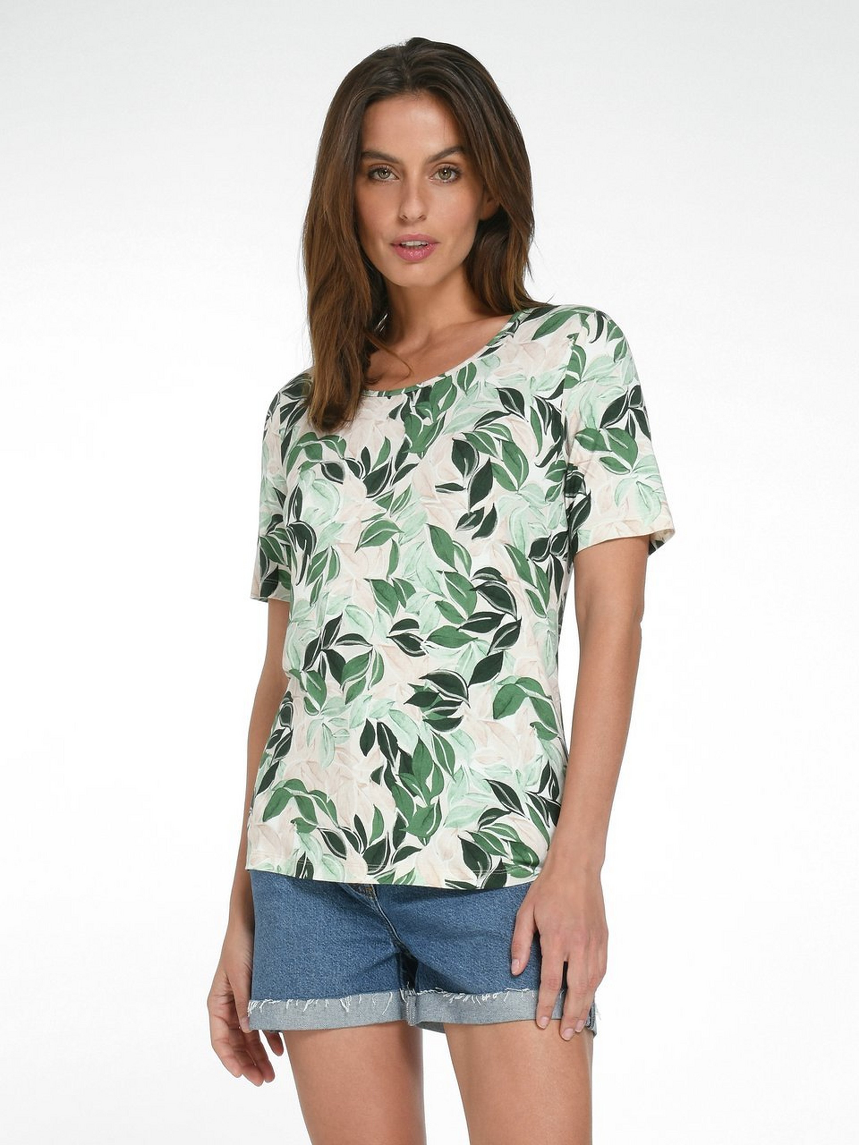 Rundhals-Shirt