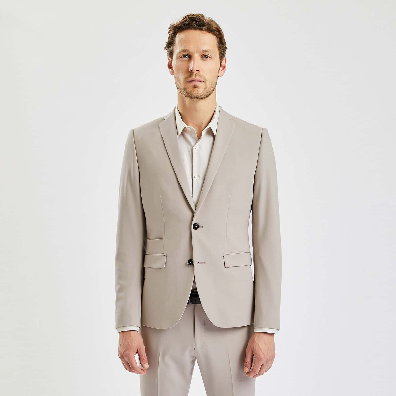 Veste de costume extra-slim bistretch Beige