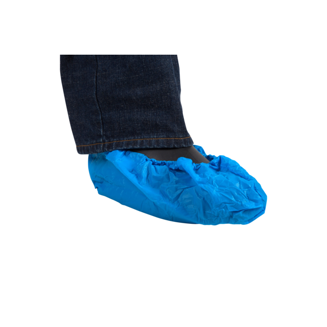 ComFort Schoenovertrek, LDPE, 16x40cm, 180my, blauw