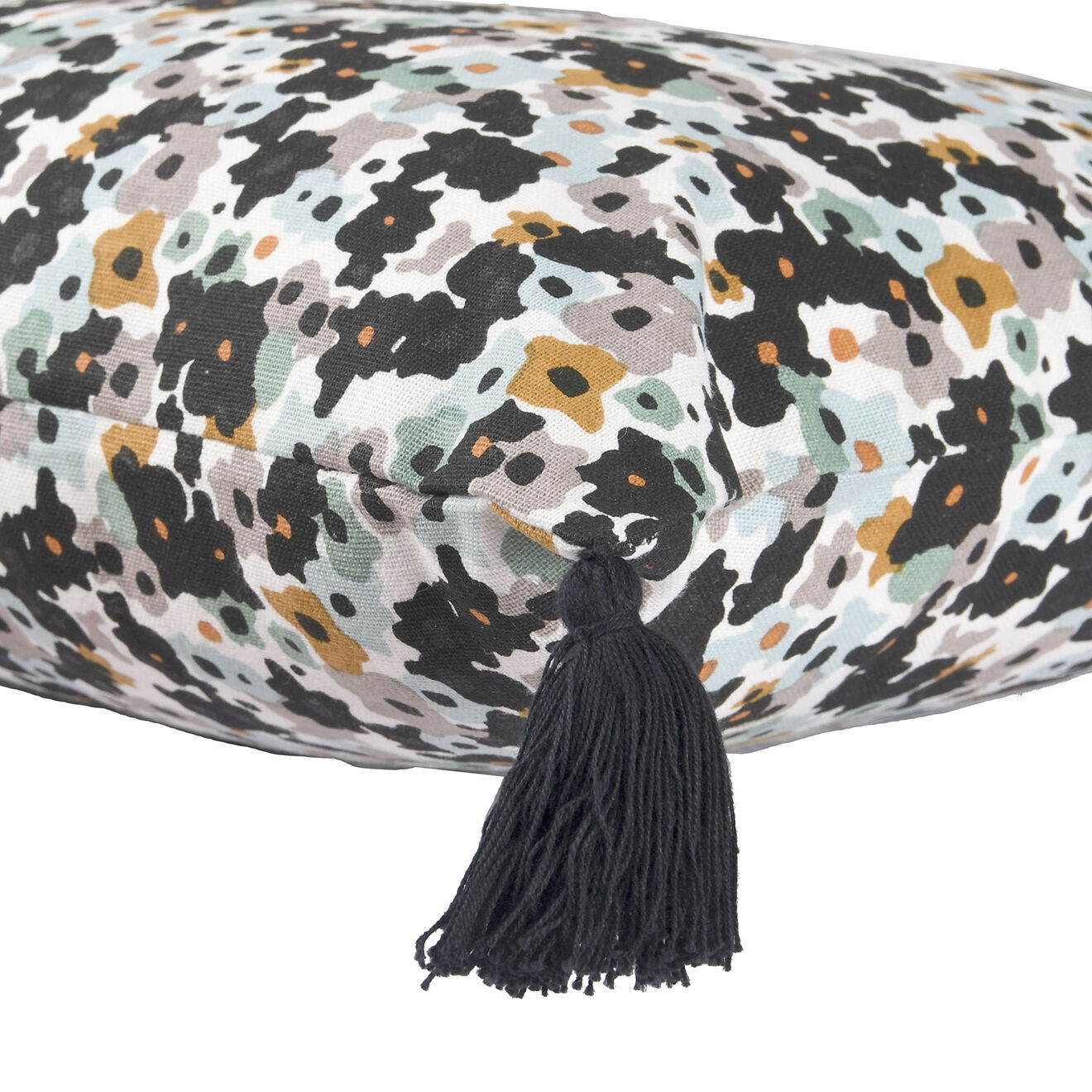 Febronie Home Housse de coussin Liberty noir délavé - 50x30 cm