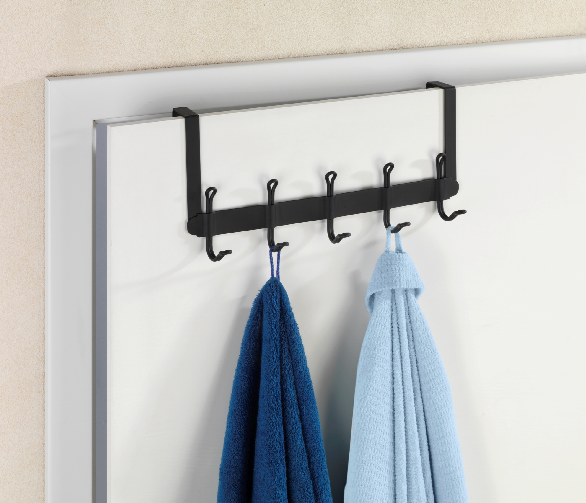 WENKO Türhaken »Modell Nostalgie« Türgarderobe, Hakenleiste mit 5 Haken, für einen Türfalz von 2 cm