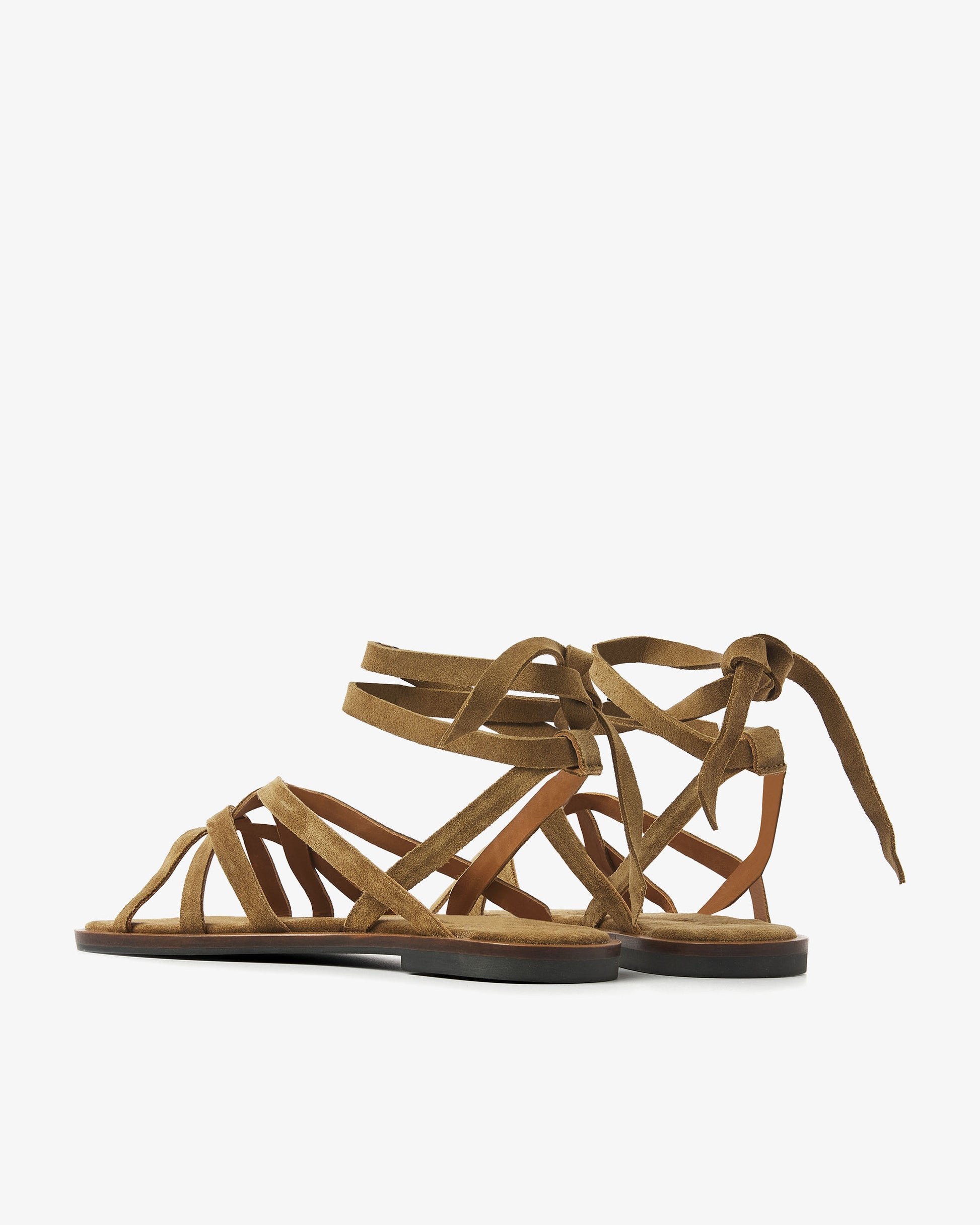 VIA VAI khaki sandalen Vita Rachel
