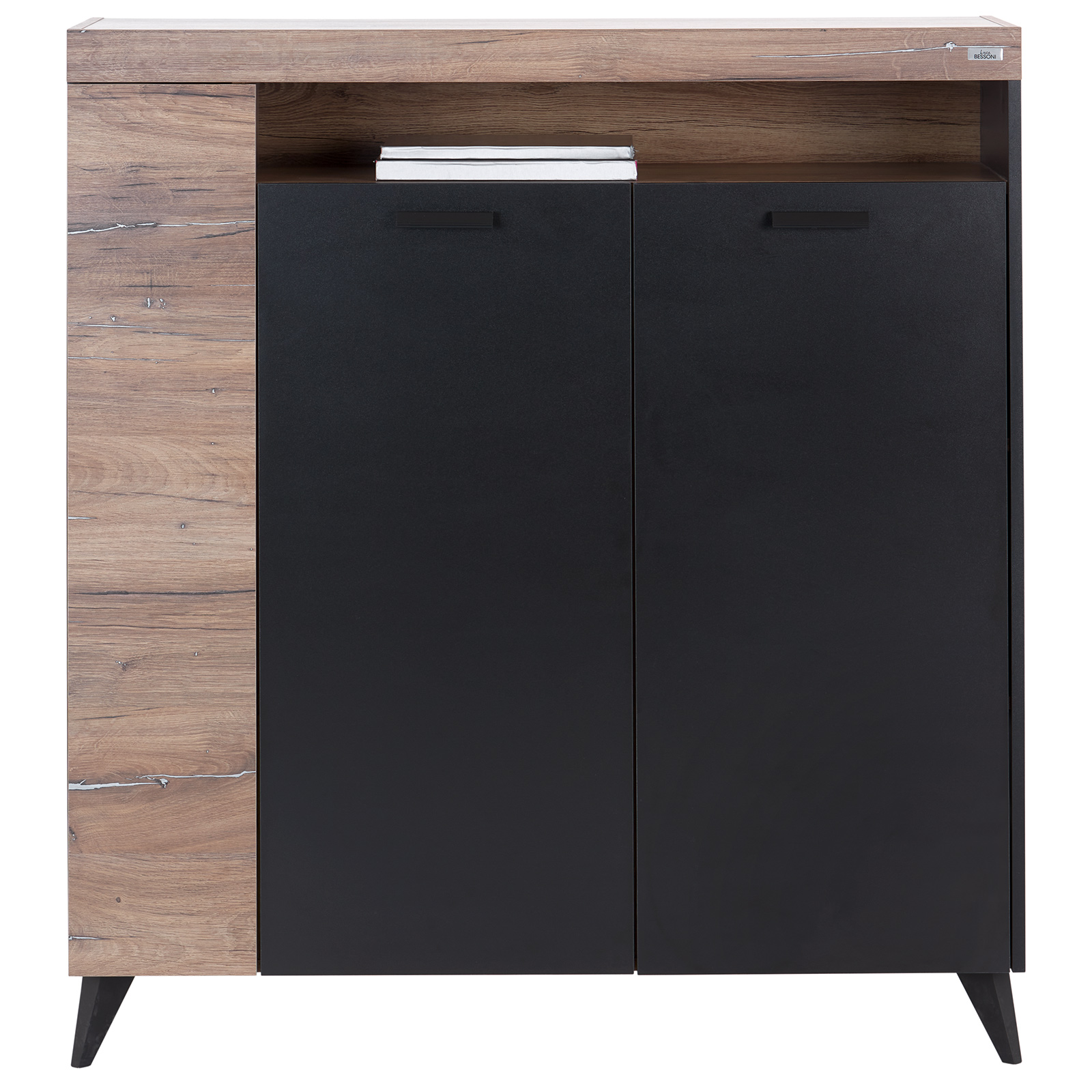 Kommode - Flagstaff Oak - anthrazit - 115 cm