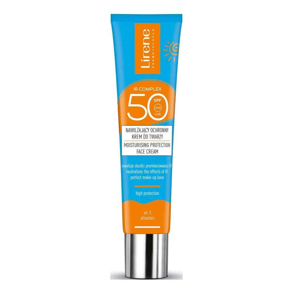 Lirene Moisturising Protection Face Cream SPF 50 - 40 ml.