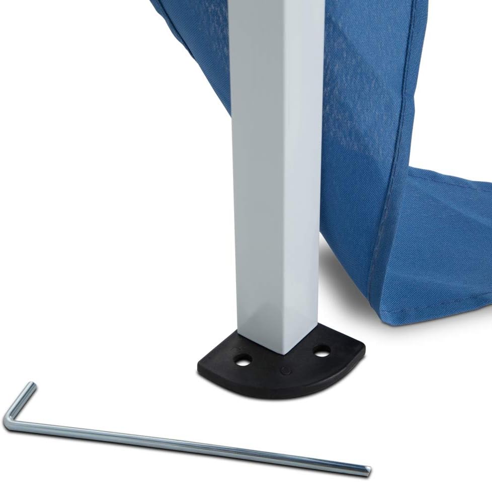 CASARIA® Pavillon Capri 3x6m Pop-Up Blau Wasserabweisend Inkl. Tasche UV-Schutz Faltpavillon Gartenzelt Partyzelt Zelt