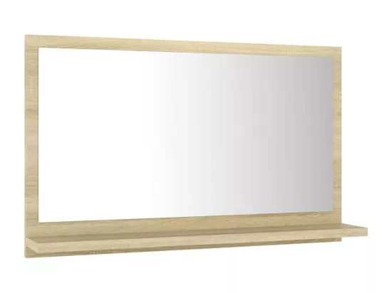 Miroir salle de bain Chêne sonoma 60x10,5x37 cm Bois ingénierie
