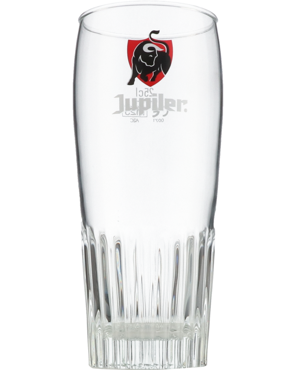 Jupiler Bierglas Ribbel 25 cl