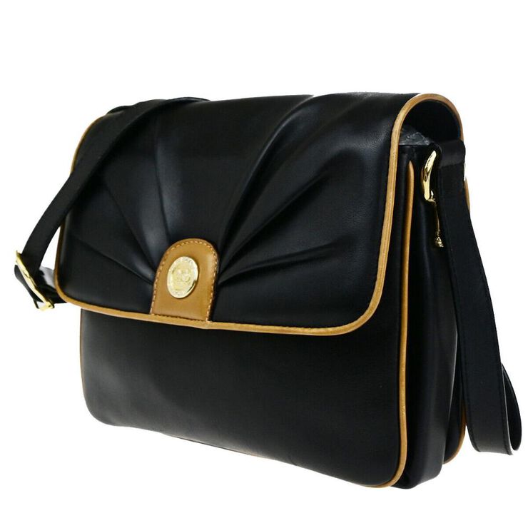 Celine Vintage Celine Shoulder Bag Black