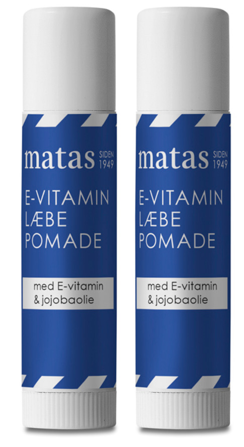 Matas Striber Læbepomade med E-vitamin 2 x 4 g