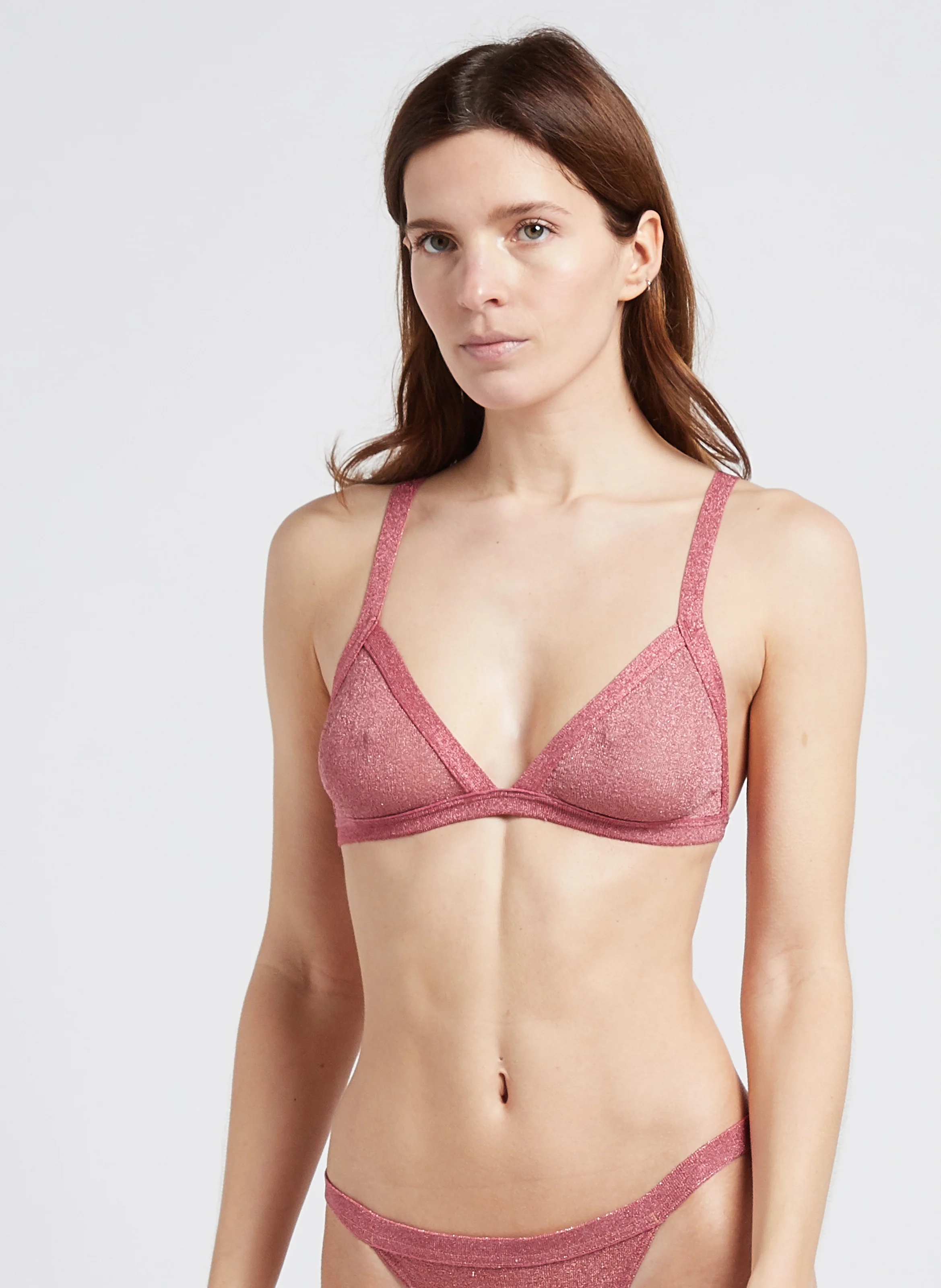 UMA - Bralette métallisée | Orange