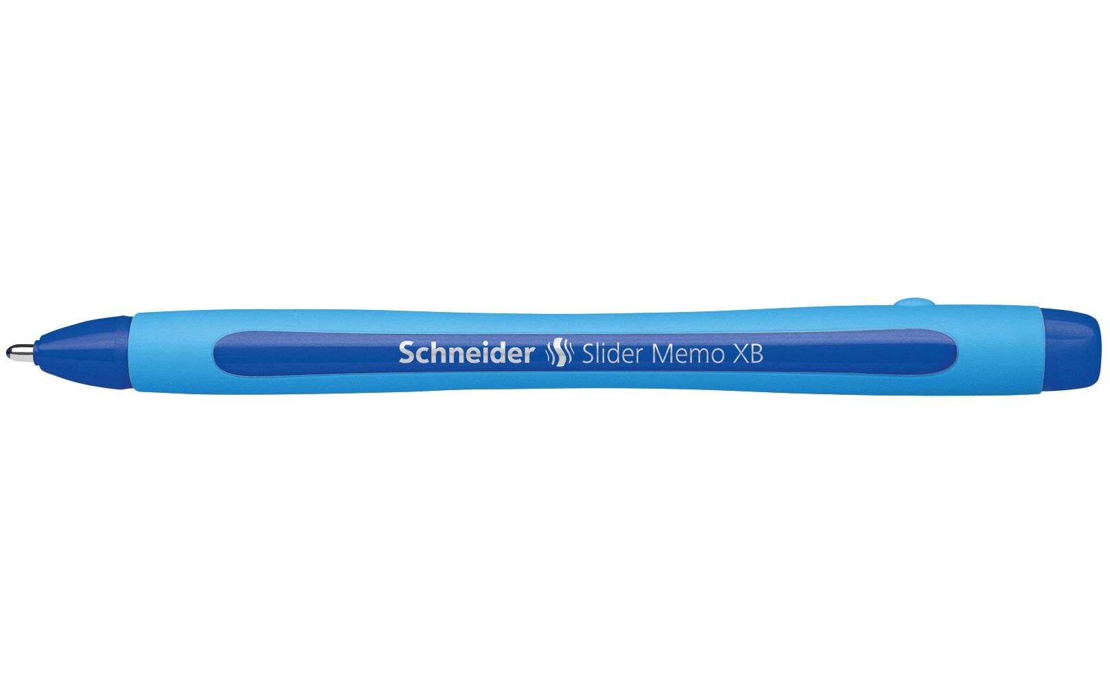 Kugelschreiber Slider Memo Blau, 1 StückKugelschreiber mit Kappe