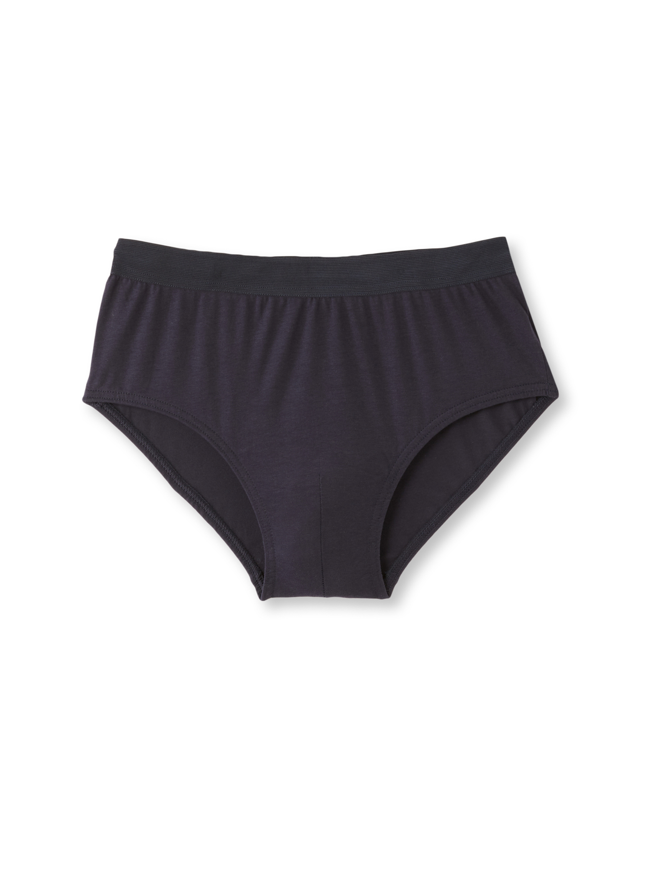Lot de 4 slips fermés taille haute coton
