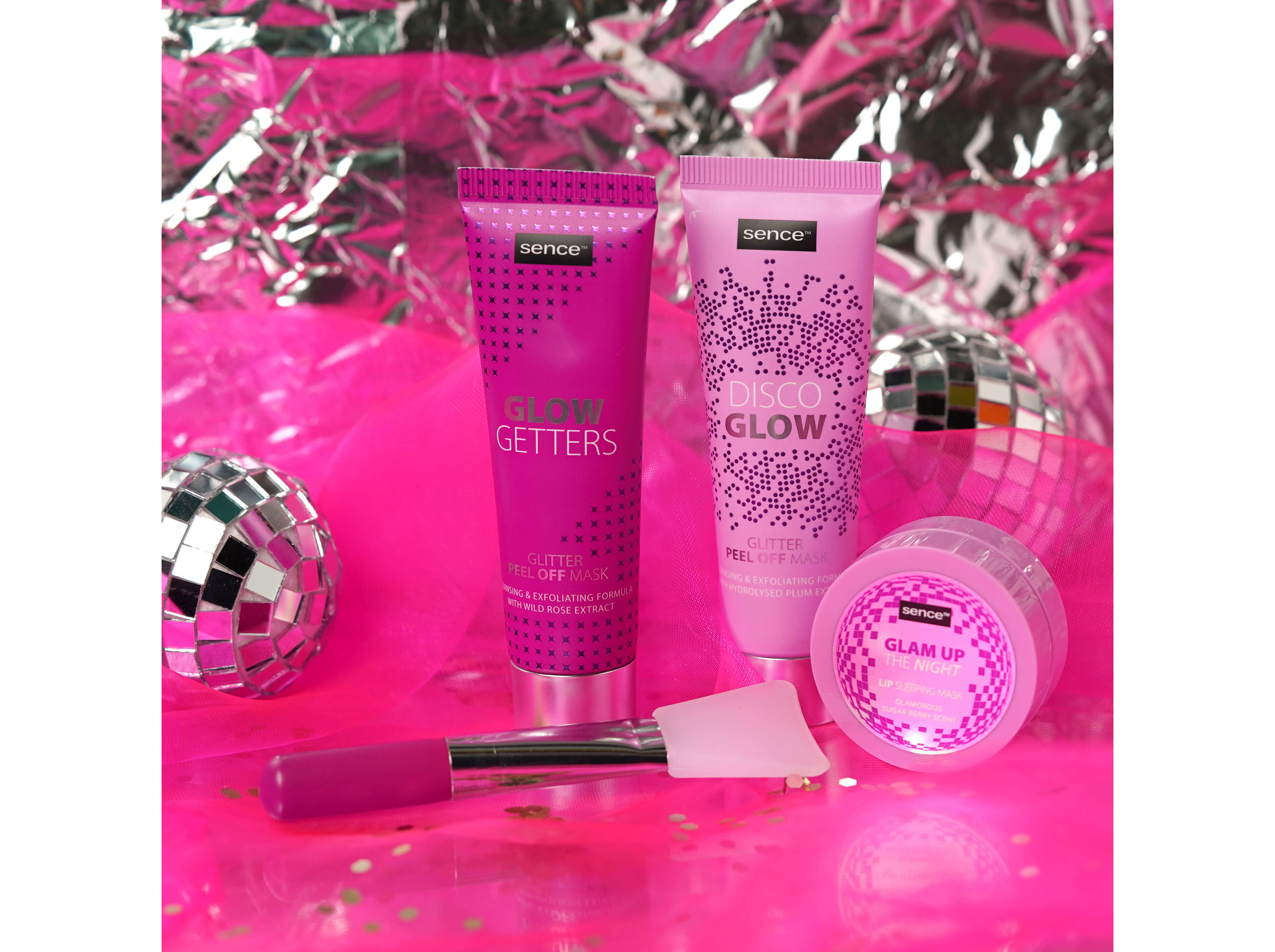 CONJUNTO SENCE MASCARA DISCO GLAM