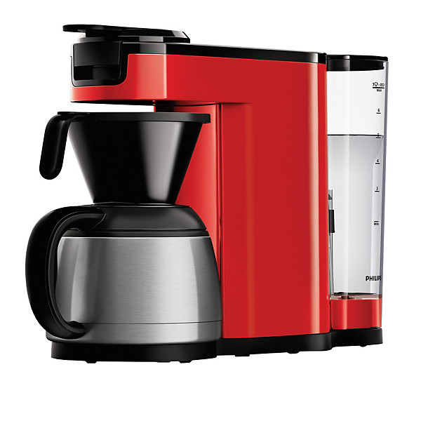 Machine à café dosettes et filtre Philips Switch rouge