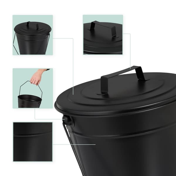 Askebeger med lokk 7 l