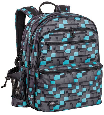 Jeva Schulrucksack - Quadratisch - Rand