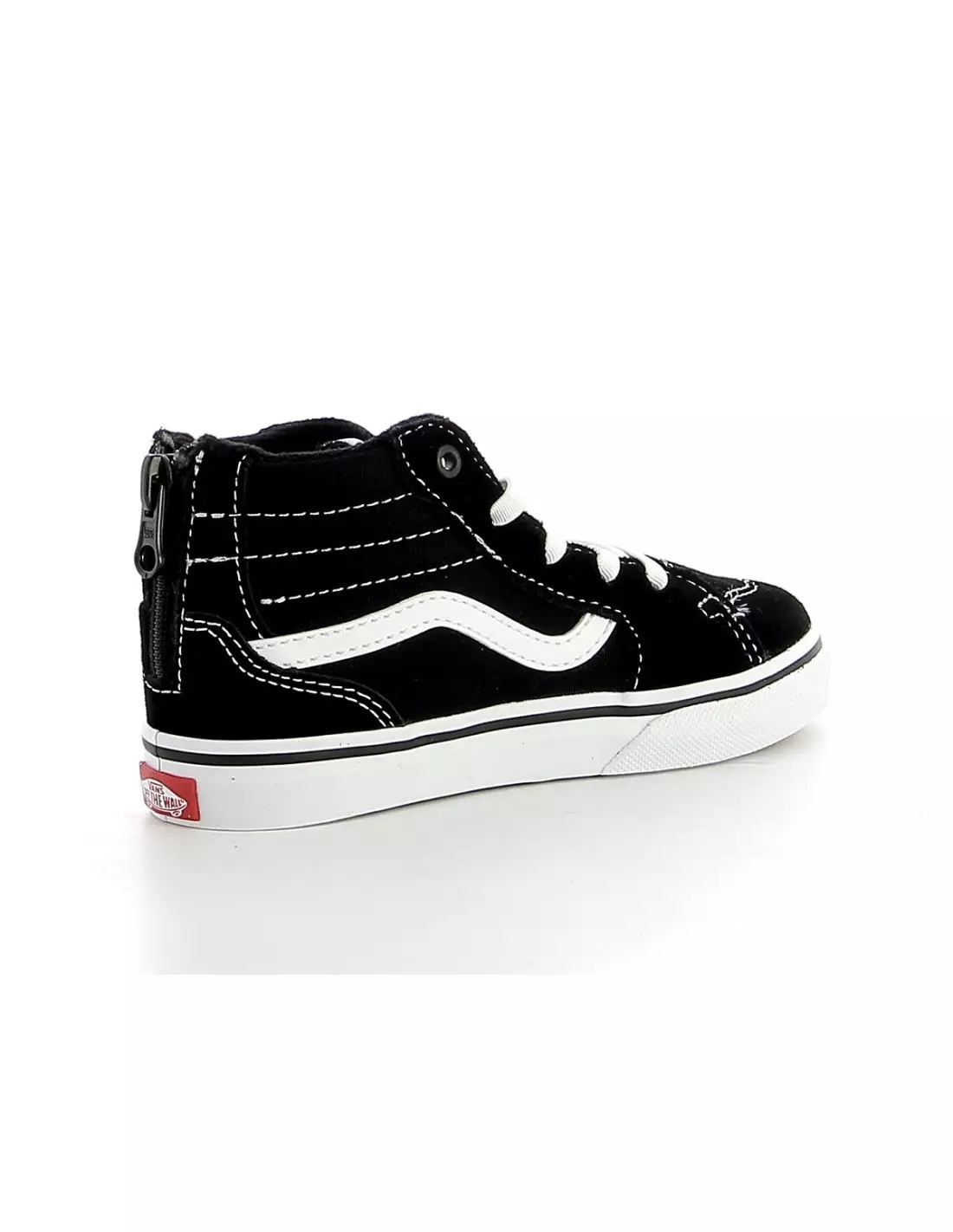 VANS FILMORE HI ZIP SUEDE - Baskets Blackwhite