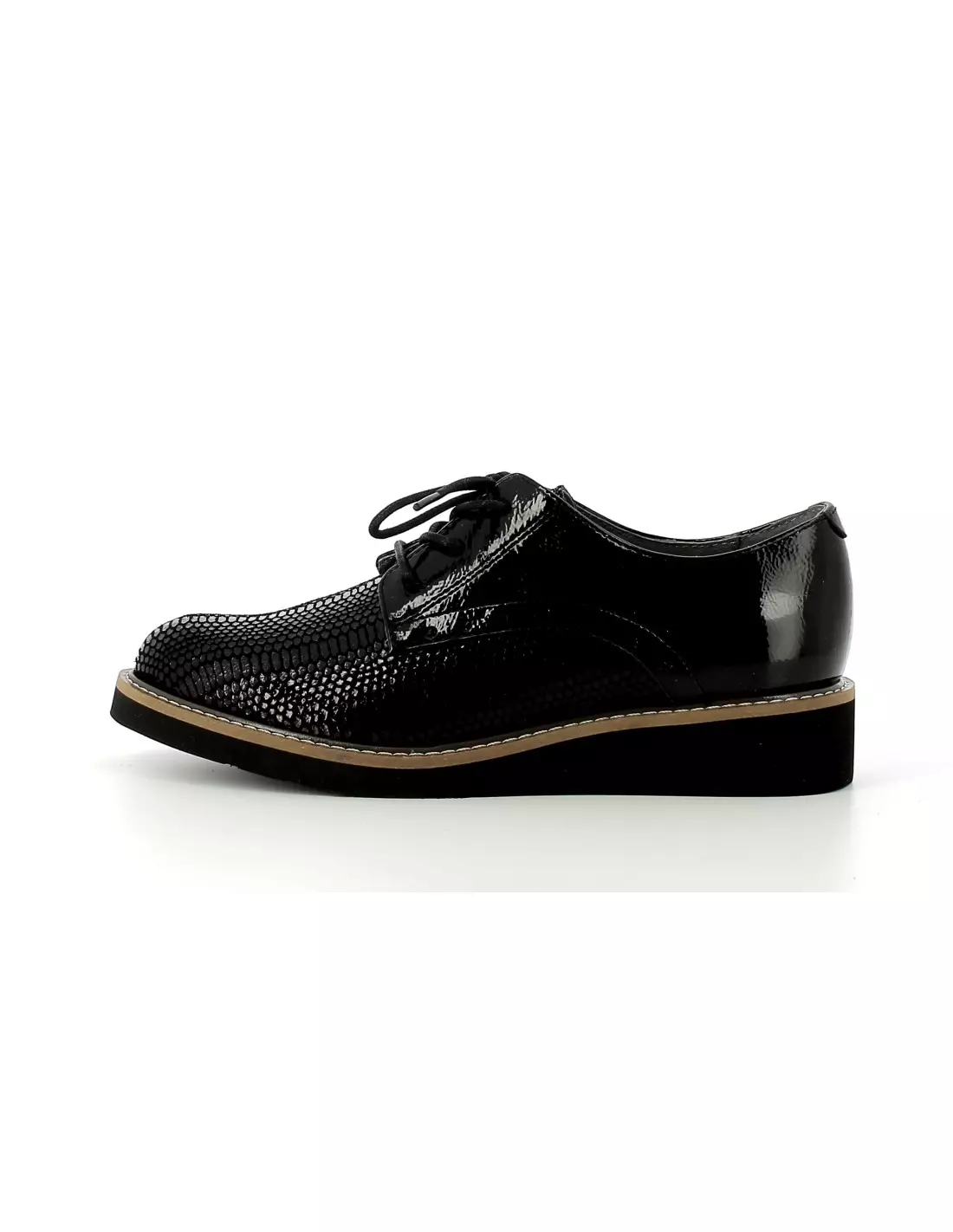 FUGITIVE CHAMOI - Derbies, richelieus & trotteurs vipernoir