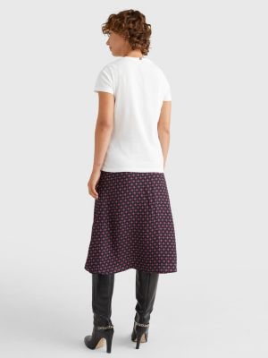 Camiseta Heritage com gola redonda