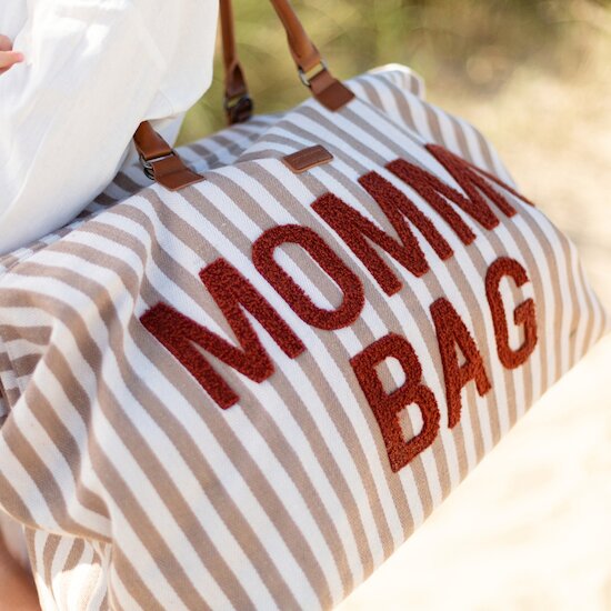 Sac à langer Mommy Bag   Rayures Terra        de               Childhome