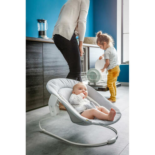 Transat 2 en 1 Alpha Bouncer 2in1 stretch - Beige - HAUCK