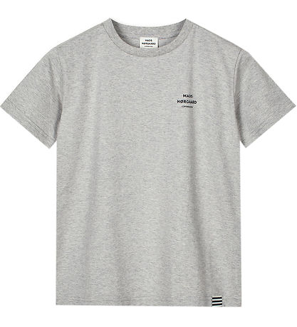 Mads N?rgaard T-shirt - Thorlino - Light Grey Melange