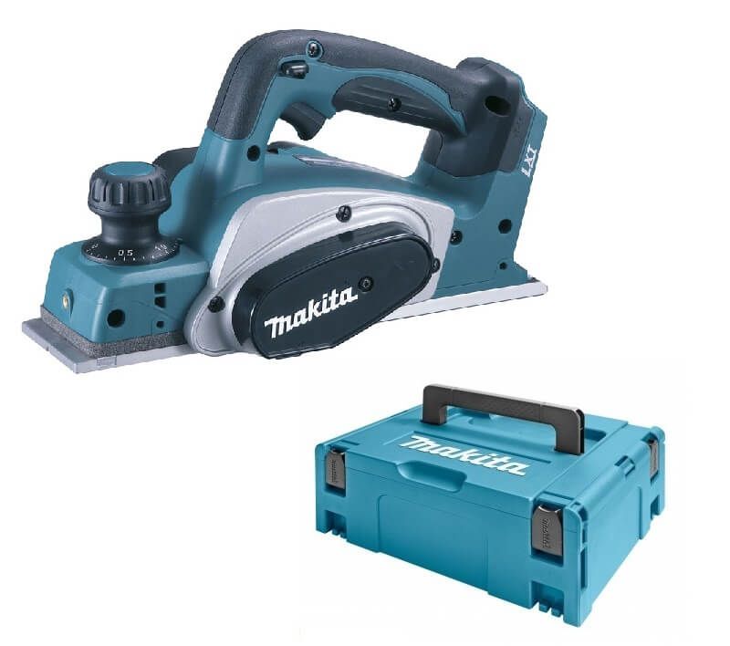 Makita DKP180ZJ 18V Li-ion accu schaafmachine body in Mbox - 82mm