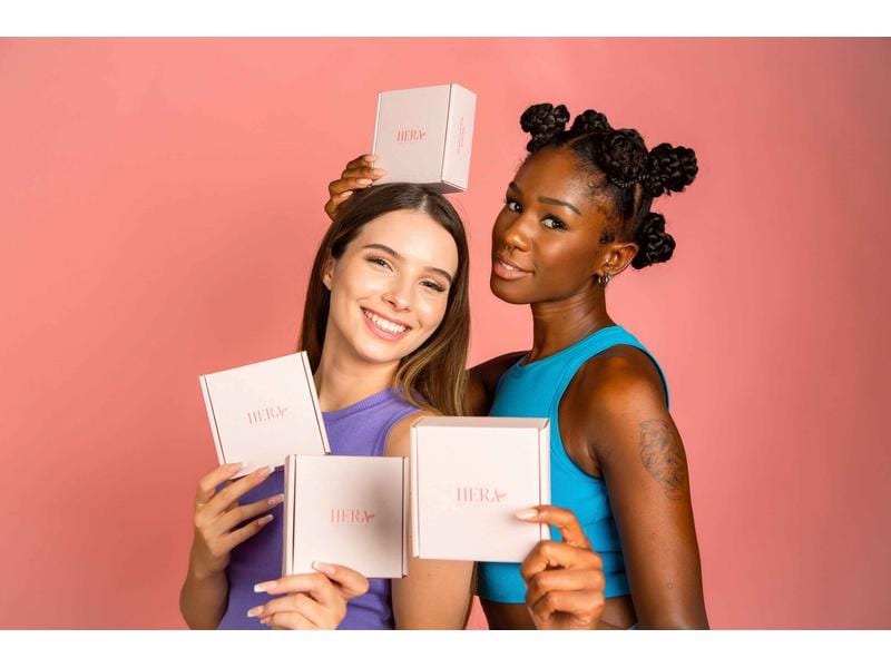 Hera Organics Menstruationsschwamm Grösse M 3 Stück Zero Waste Naturschwamm für die Periode im 3er Set aus «Die Höhle der Löwen»