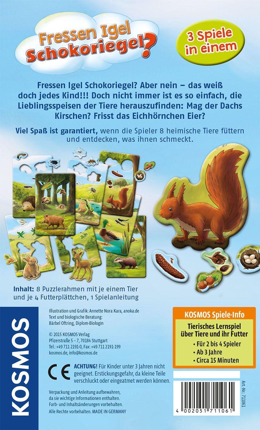 Meine ersten Spiele - Fressen Igel Schokoriegel? (Kinderspiel)