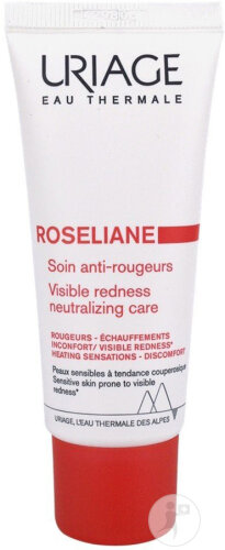 Uriage Roséliane Soin Anti-Rougeurs Peaux Sensibles Sujettaes Aux Rougeurs Tube 40ml
