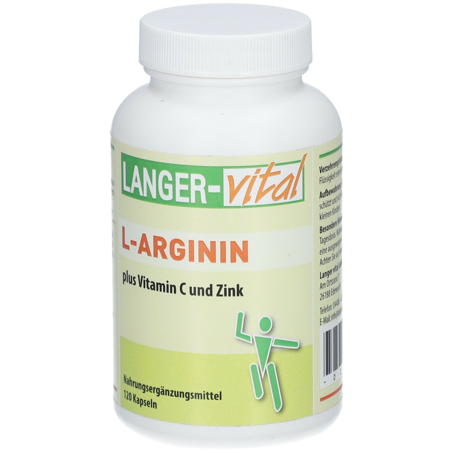 L-Arginin + Vitamin C und Zink