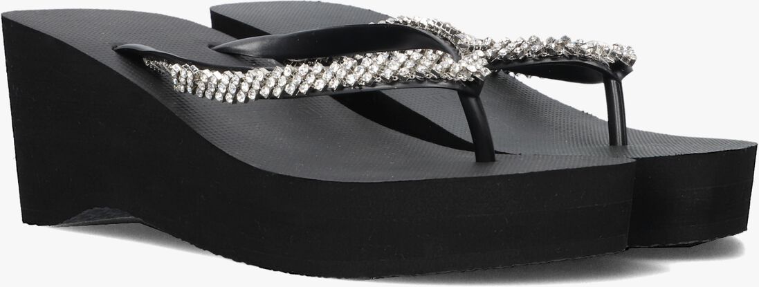UZURII zwarte uzurii teenslippers classic black
