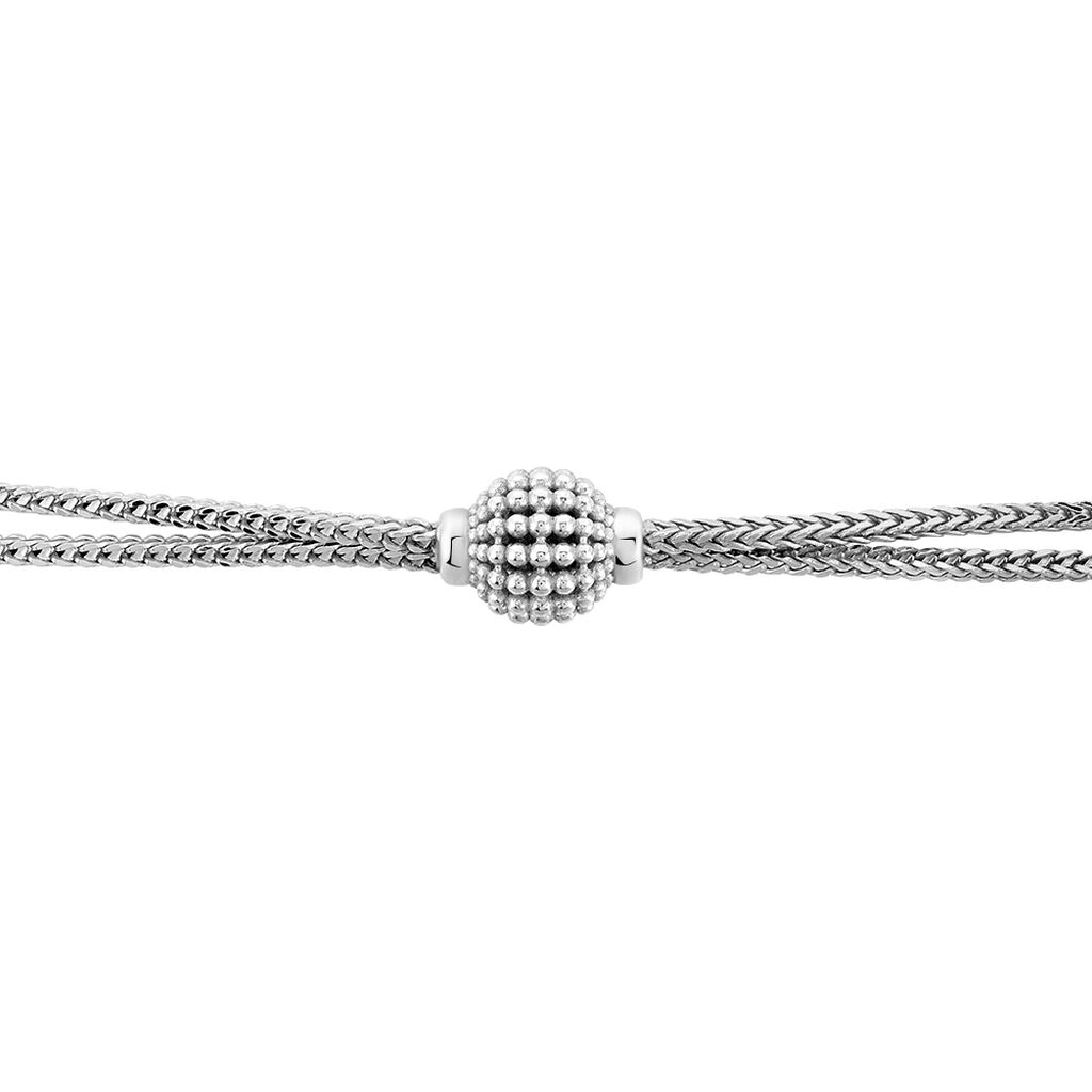 Bracelet Makana Argent Blanc
