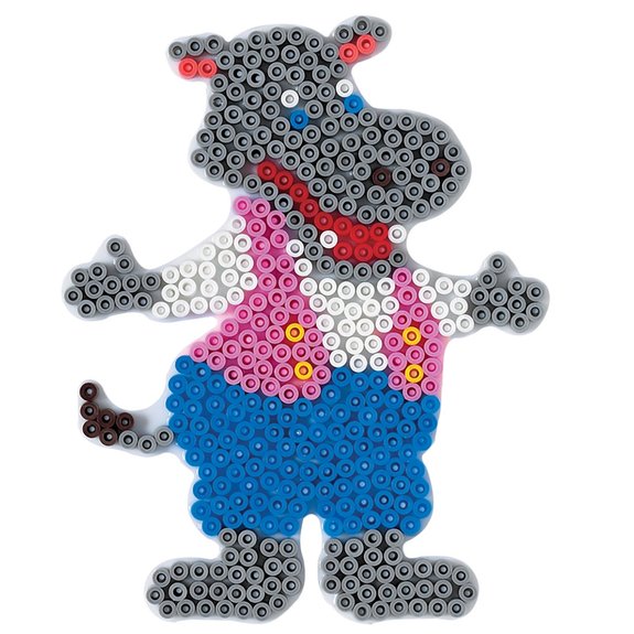 Sachet 1000 perles midi bleu