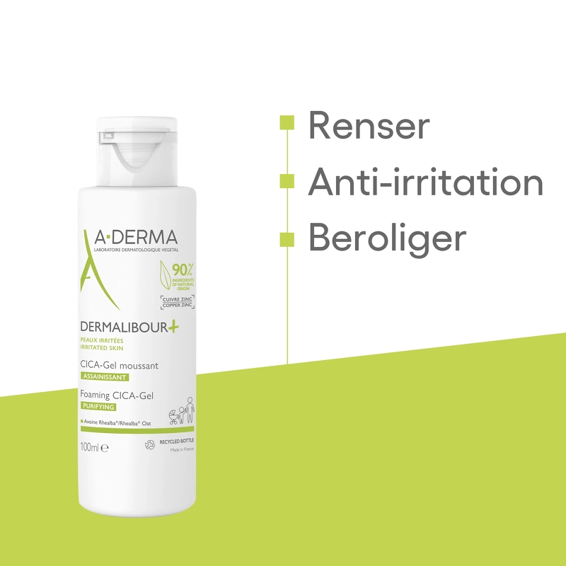 A-DERMA Dermalibour+ Foaming Cica-Gel 100 ml