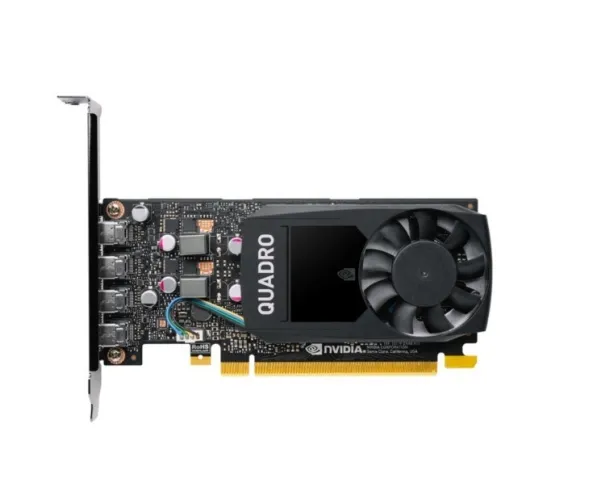 NVIDIA Quadro P1000 - Grafikkort - 4 GB GDDR5 lavprofil - 4 x Mini DisplayPort