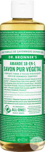 Dr Bronner's Savon Liquide Amande Flacon 473ml