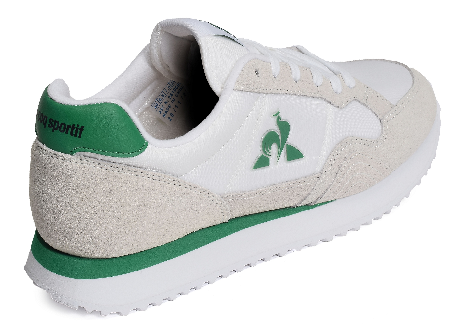Jet star blanc vert