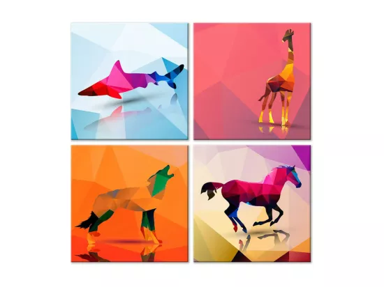 Tableau Imprimé 4 Panneaux 