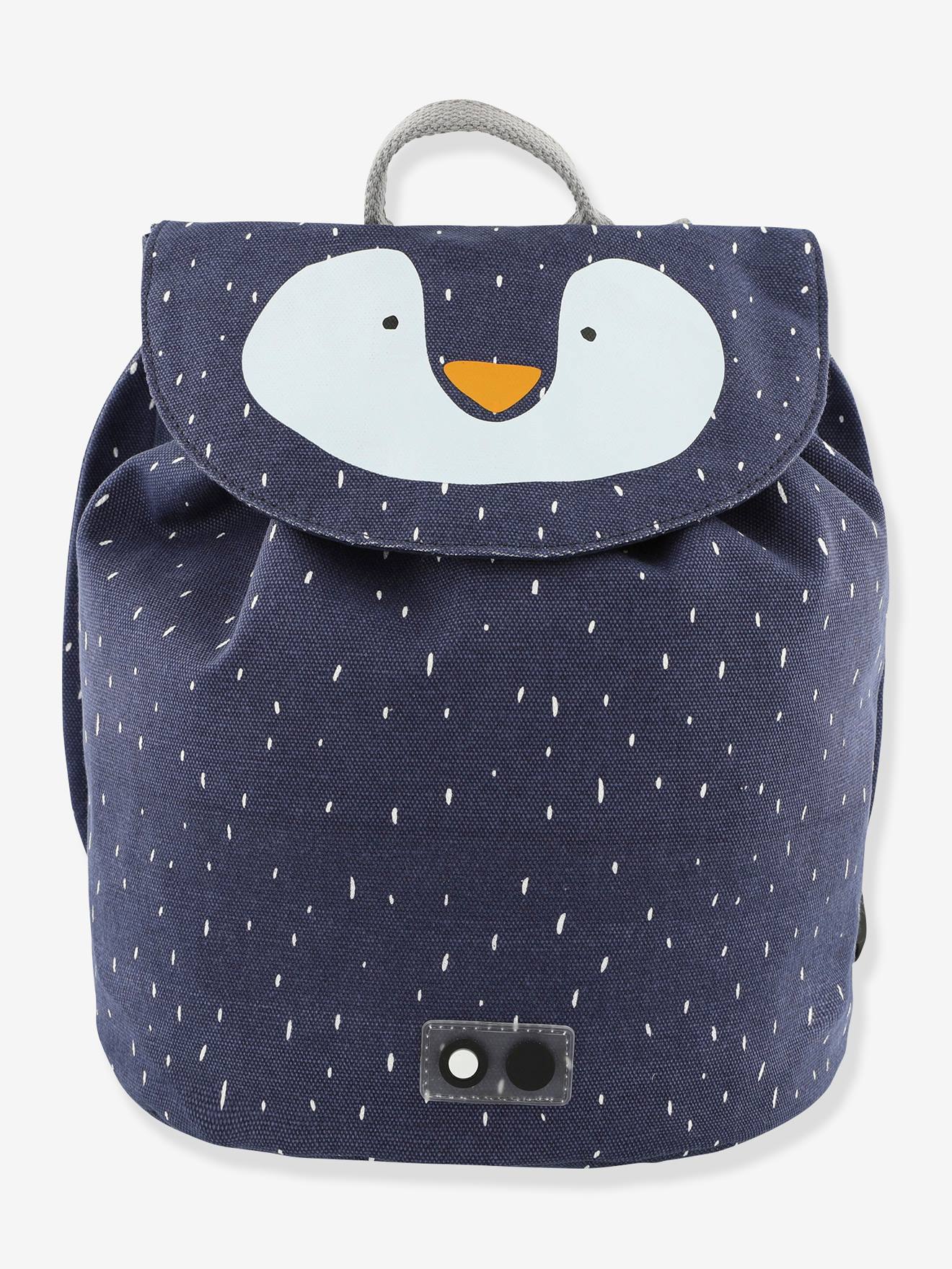 Mochila TRIXIE MINI Animal, verde-escura lisa com estampas.