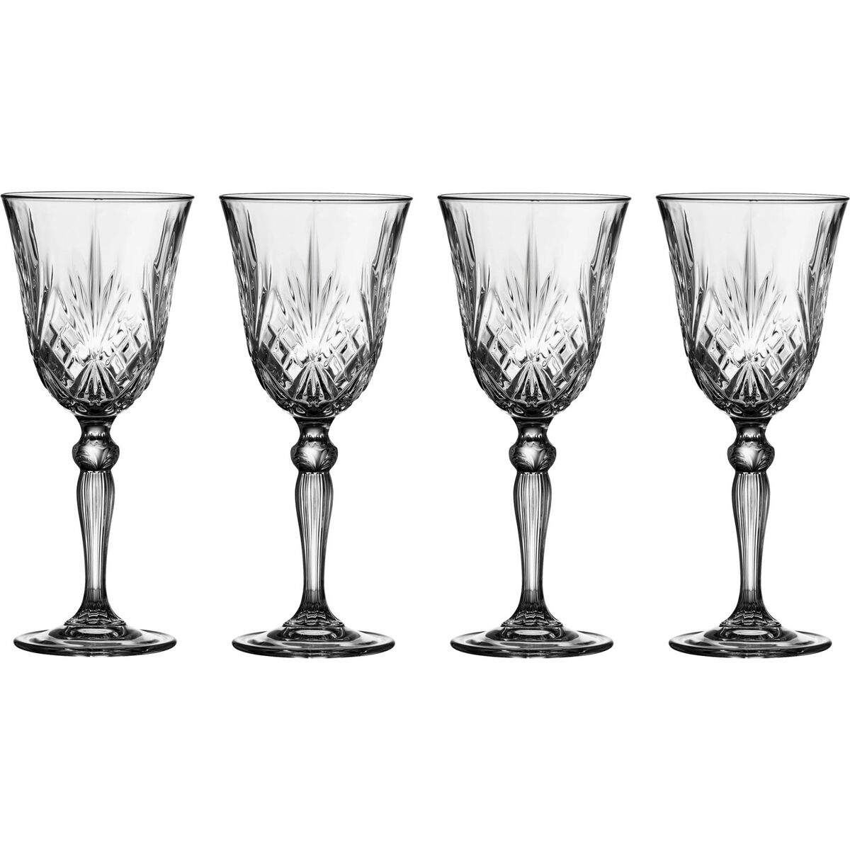 Melodia Hvitvinsglass, 4 stk.