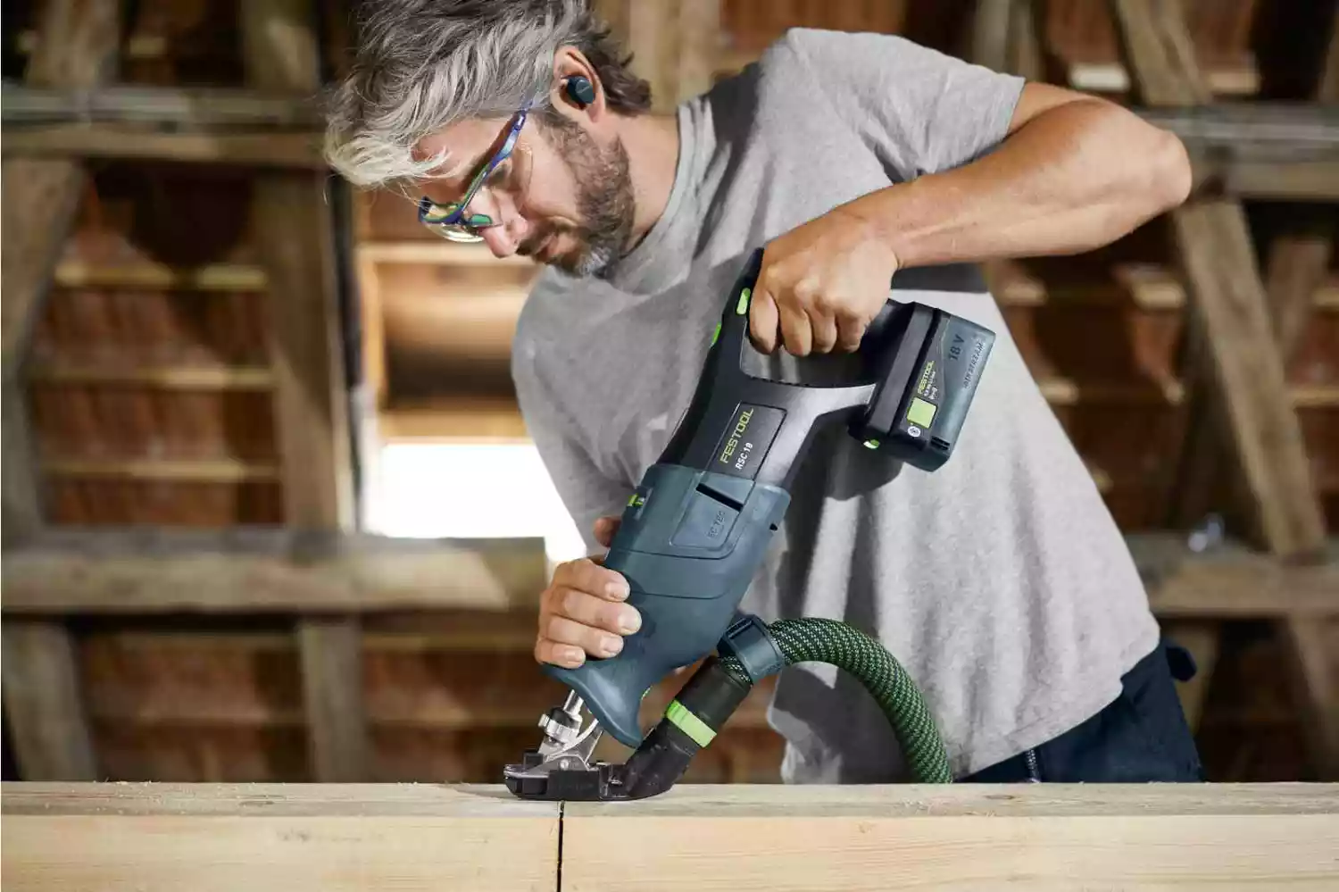Festool RSC 18 EB-Basic 18V Li-Ion accu reciprozaag body in Systainer - 230mm
