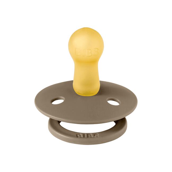 BIBS Fopspeen Two Pack Natuurlijk Rubber Ivory/Dark Oak Maat 2