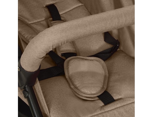 VIDAXL - Poussette pour bébé taupe acier