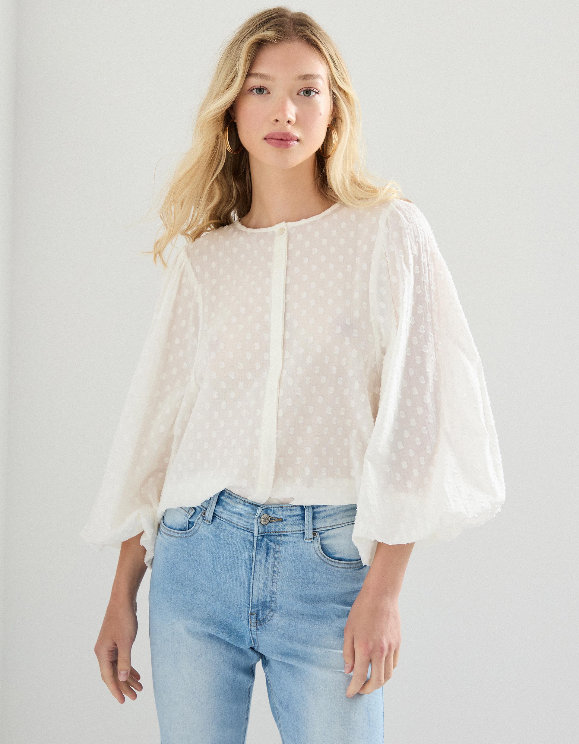Blusa, Mulher, Branco