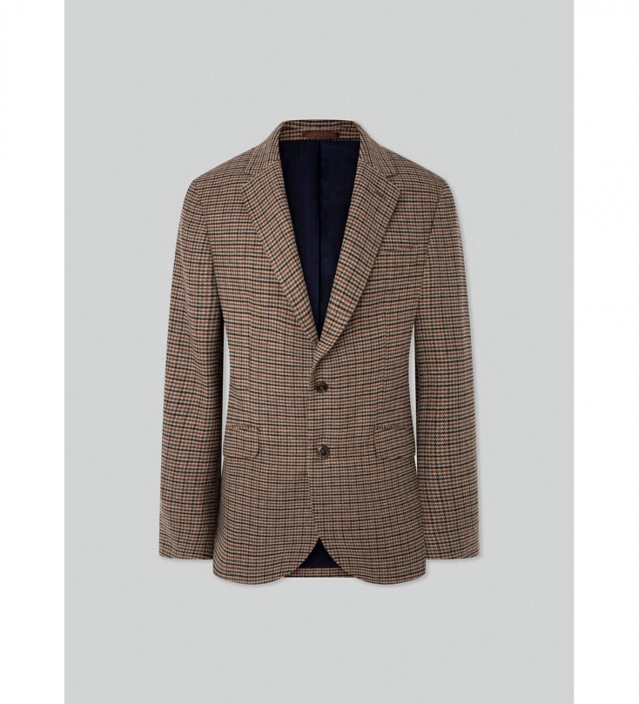 American Hackett Brown Houndstooth